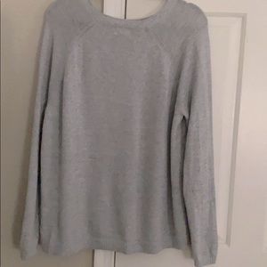 Grey crewneck sweater long sleeve